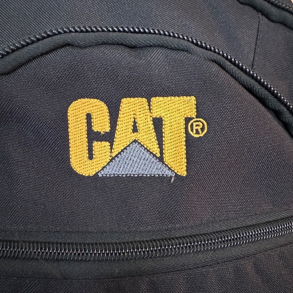 CAT brand black and gold backpack-new without tags - Picture 3 of 11